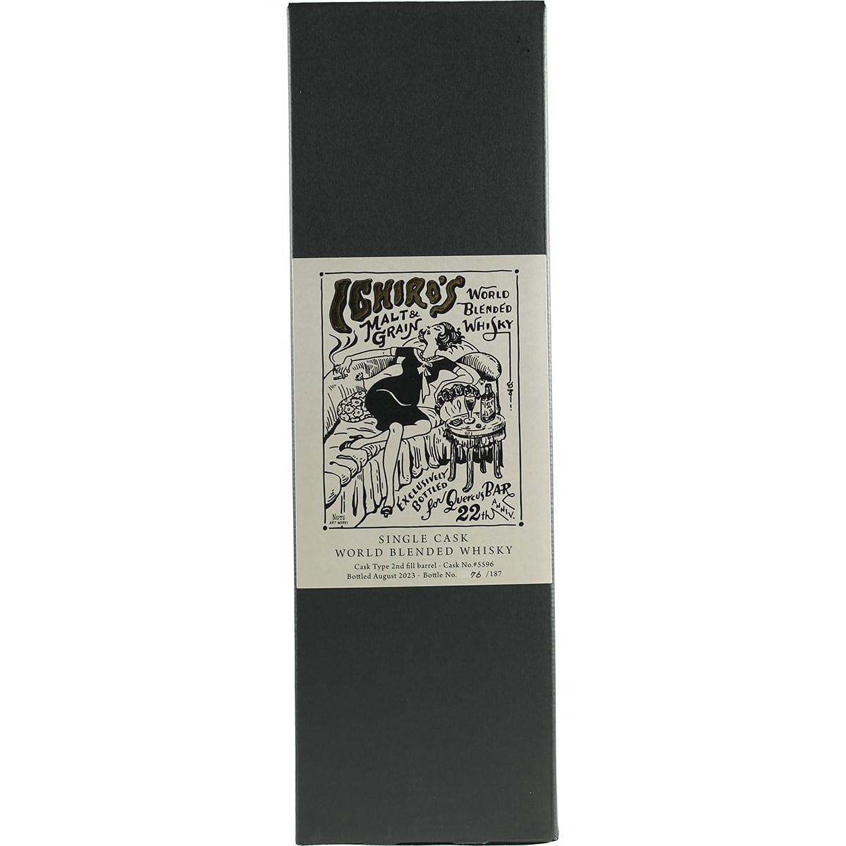 Ichiro's Malt & Grain World Blended Single Cask 22th Anniv. Quercus Bar #5596