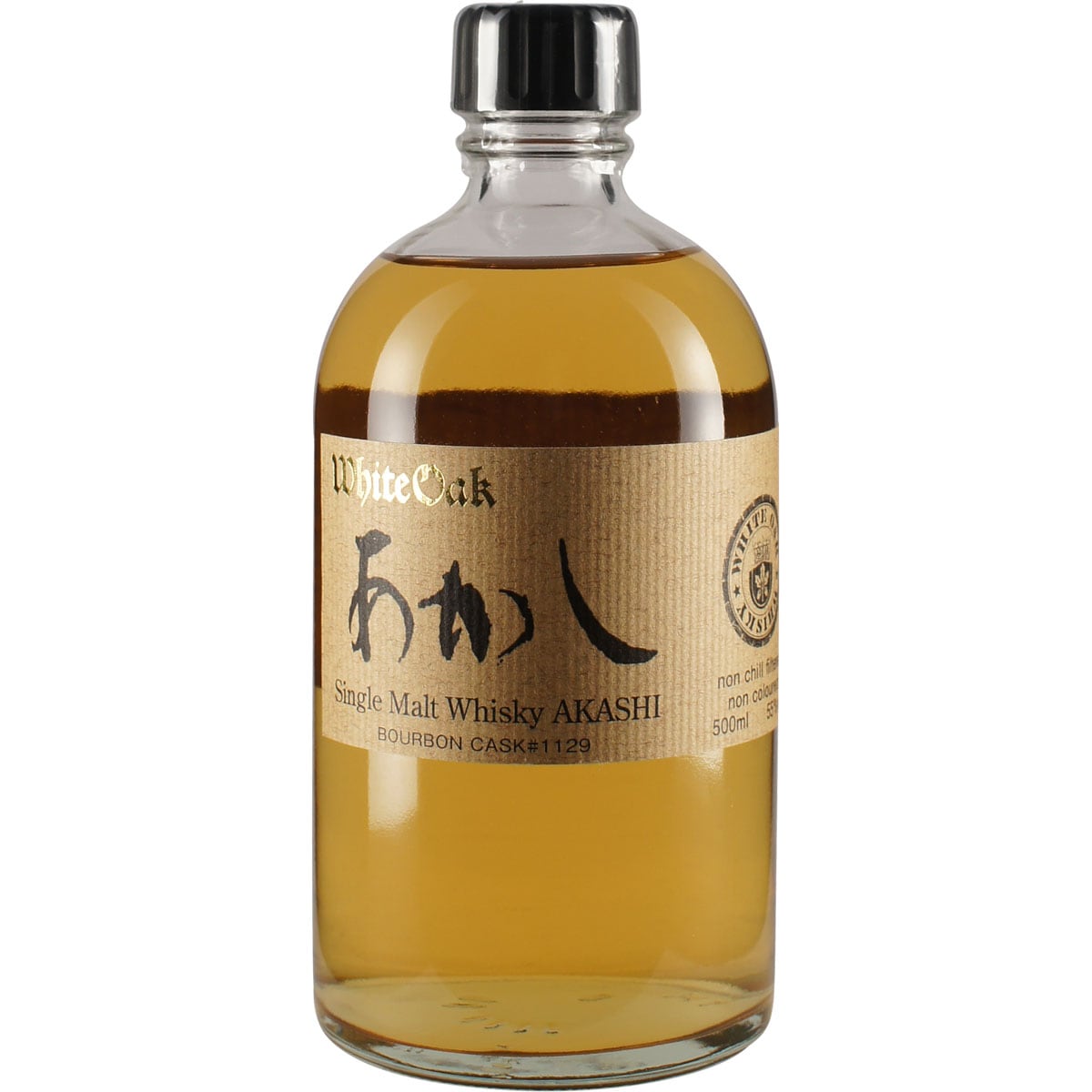 Akashi White Oak Bourbon Cask #1129 Bottle