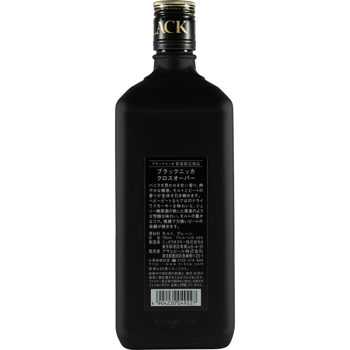 Black Nikka Crossover Back