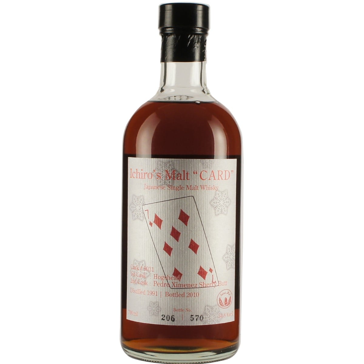 Hanyu Ichiro´s Malt Kartenserie 1991 19 Jahre Karo Sieben Fass # 9031