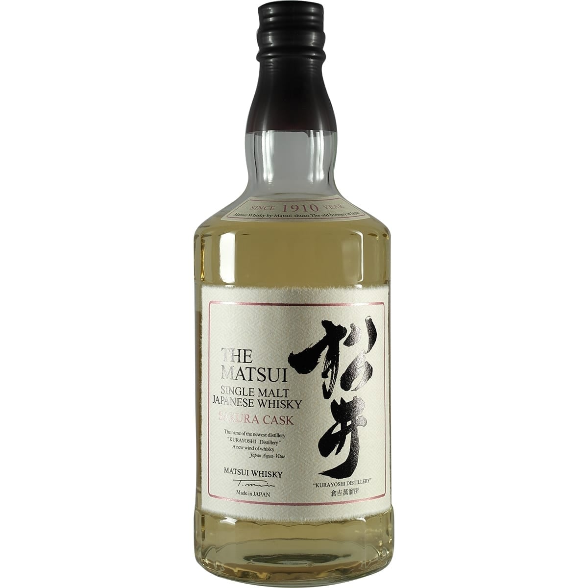 Kurayoshi Matsui Single Malt Sakura Cask Bottle