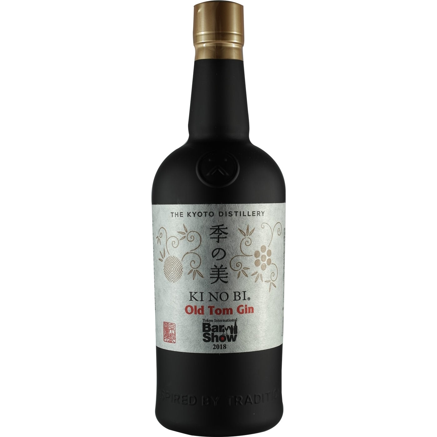 Kyoto Destillery Ki No Bi Old Tom Gin Tokyo bar Show 2018 Bottle