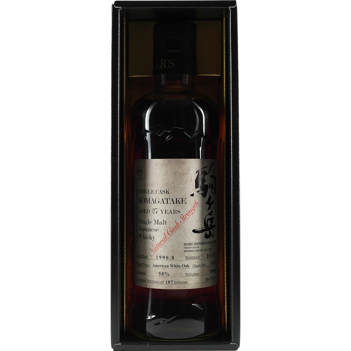 Mars Komagatake 1990 #1040 27 Years Single Cask
