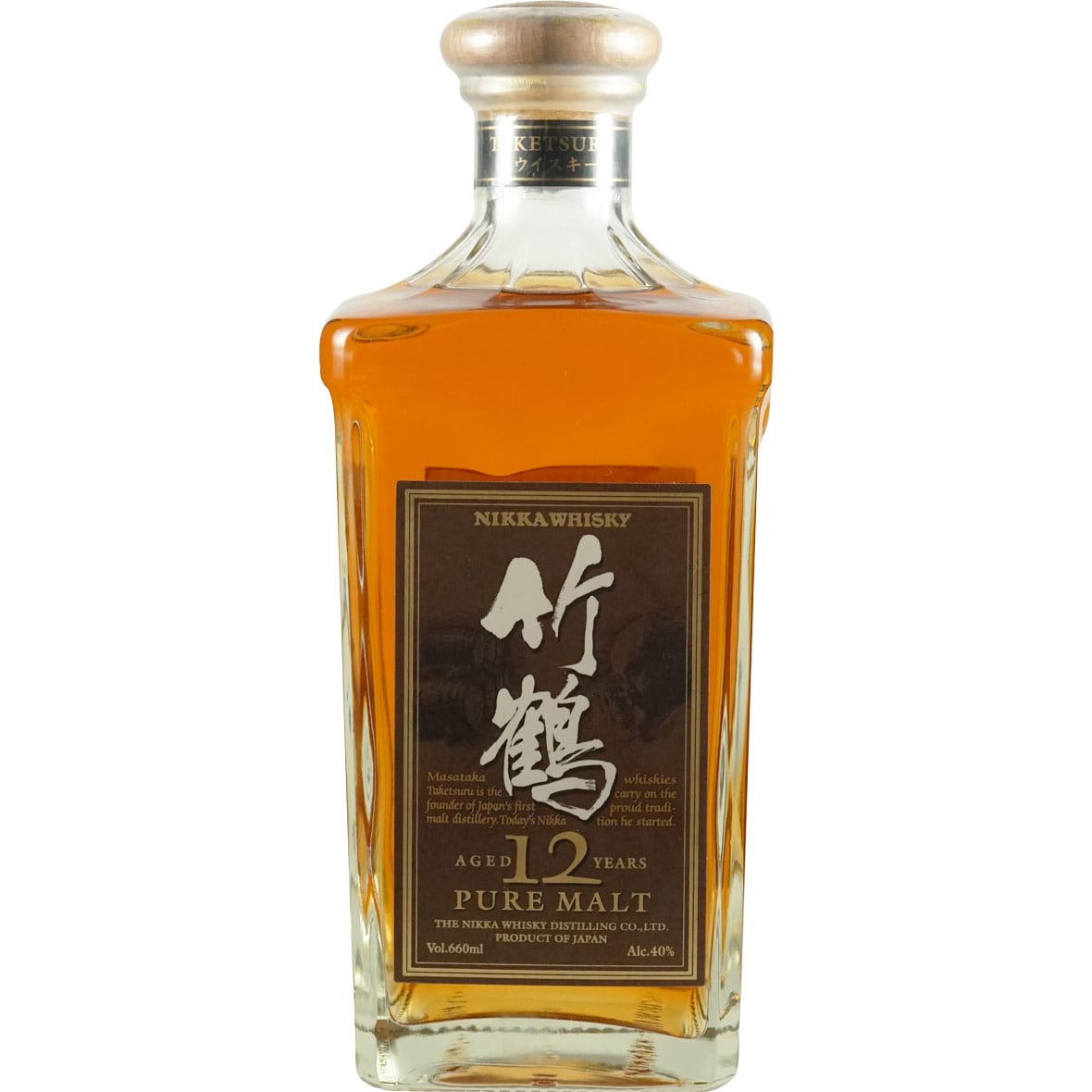 Nikka Takesture 12 Years 660ml Old Design Bottle