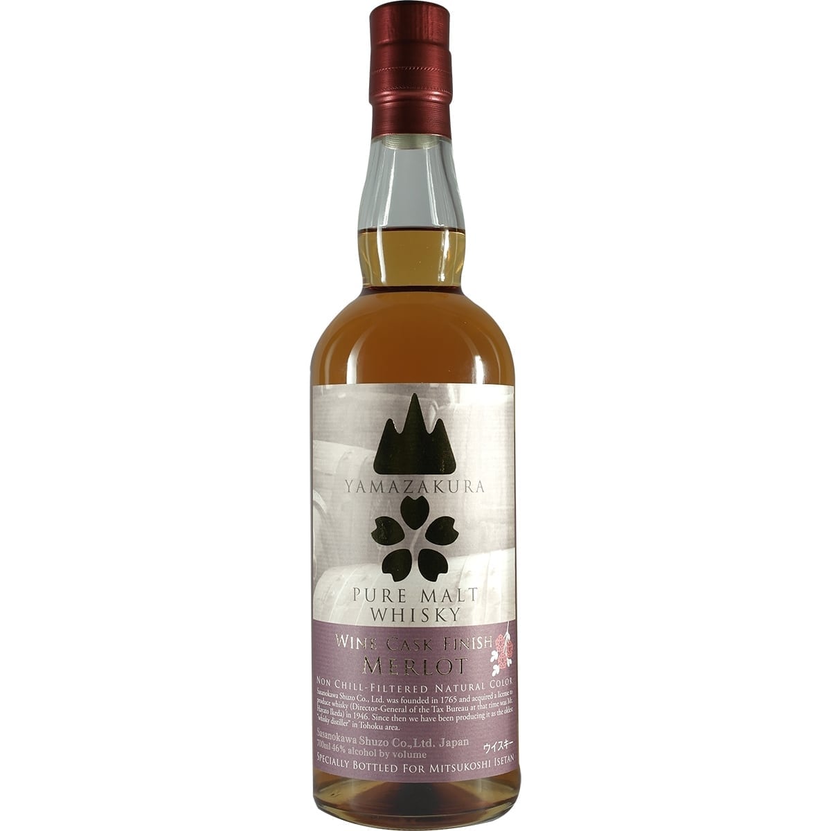 Sasanokawa Yamazakure Wine Cask Finish Merlot Cask 001