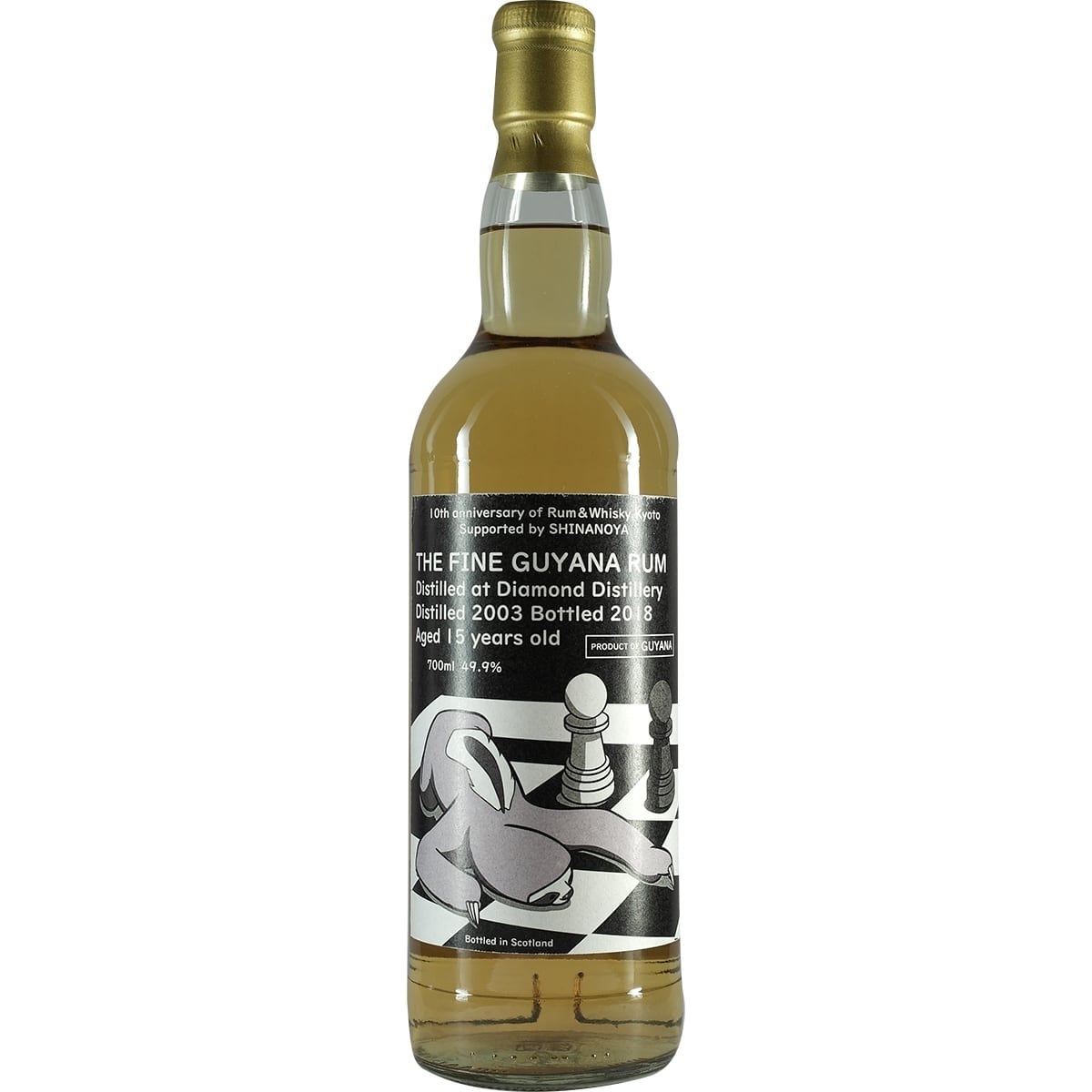 Shinanoya 10th Anniversary Rum & Whisky Kyoto Diamond 2003 15 Years 001