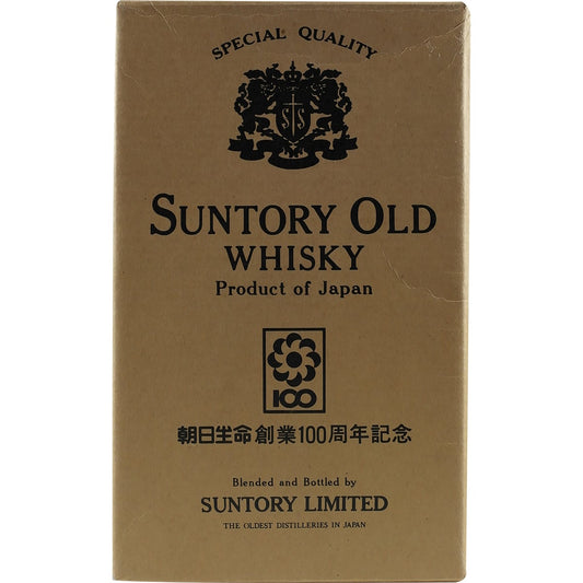 Suntory Old Whisky Bottle 100 Years Asahi Life