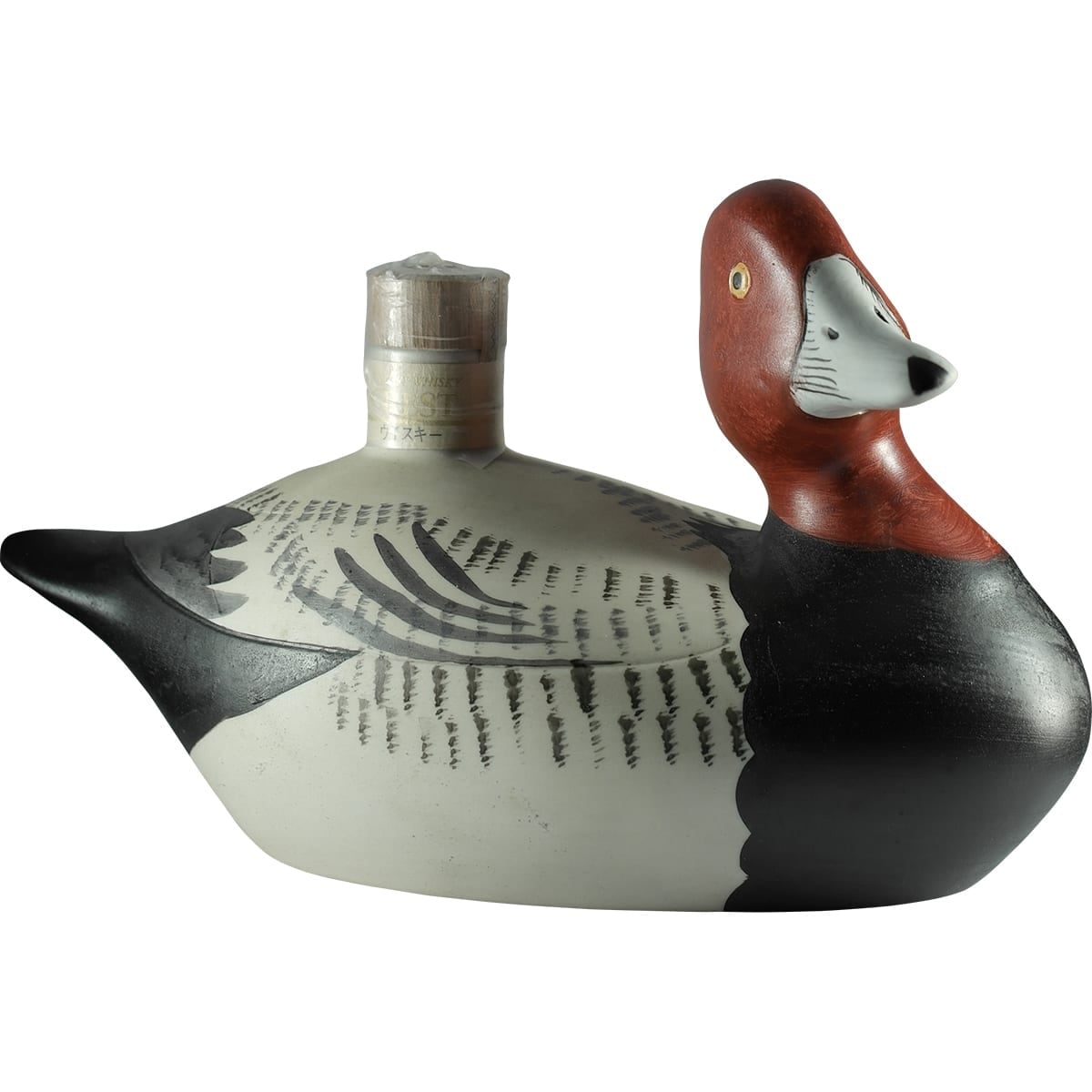 Suntory Crest 12 Years Red Head Duck Bottle Front