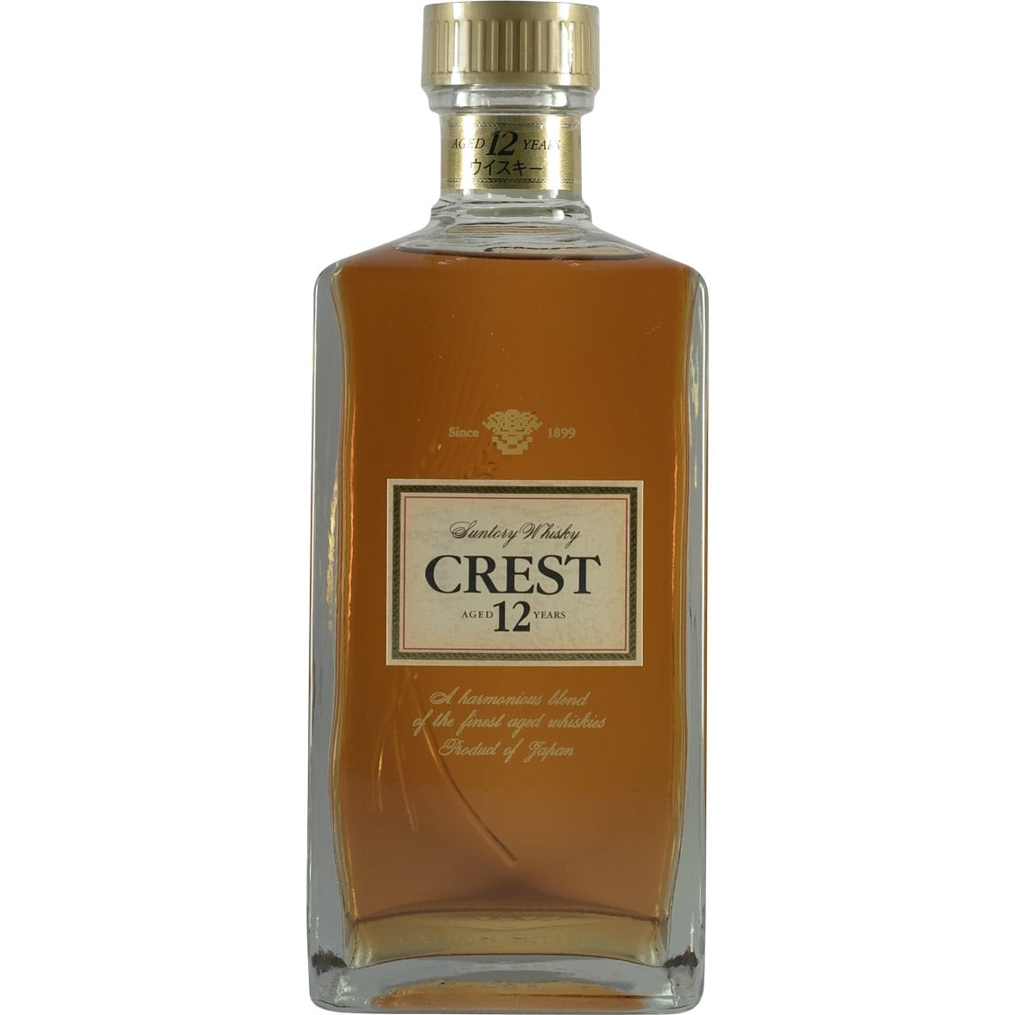 Suntory Crest 12 Years Wheat Bottle Front