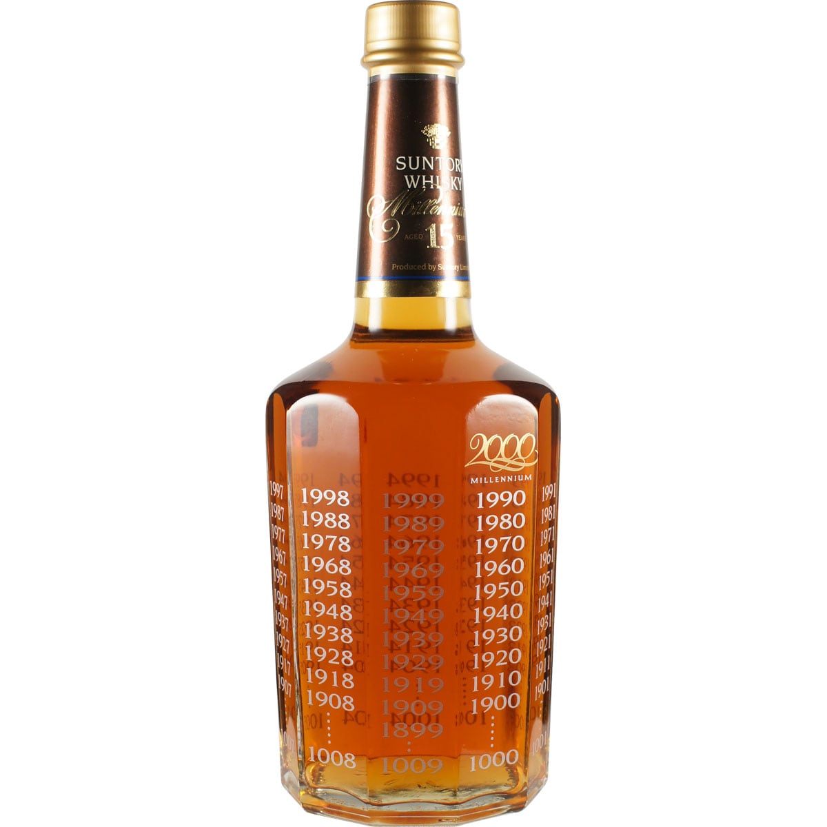 Suntory Millenium 15 Years Bottle Front