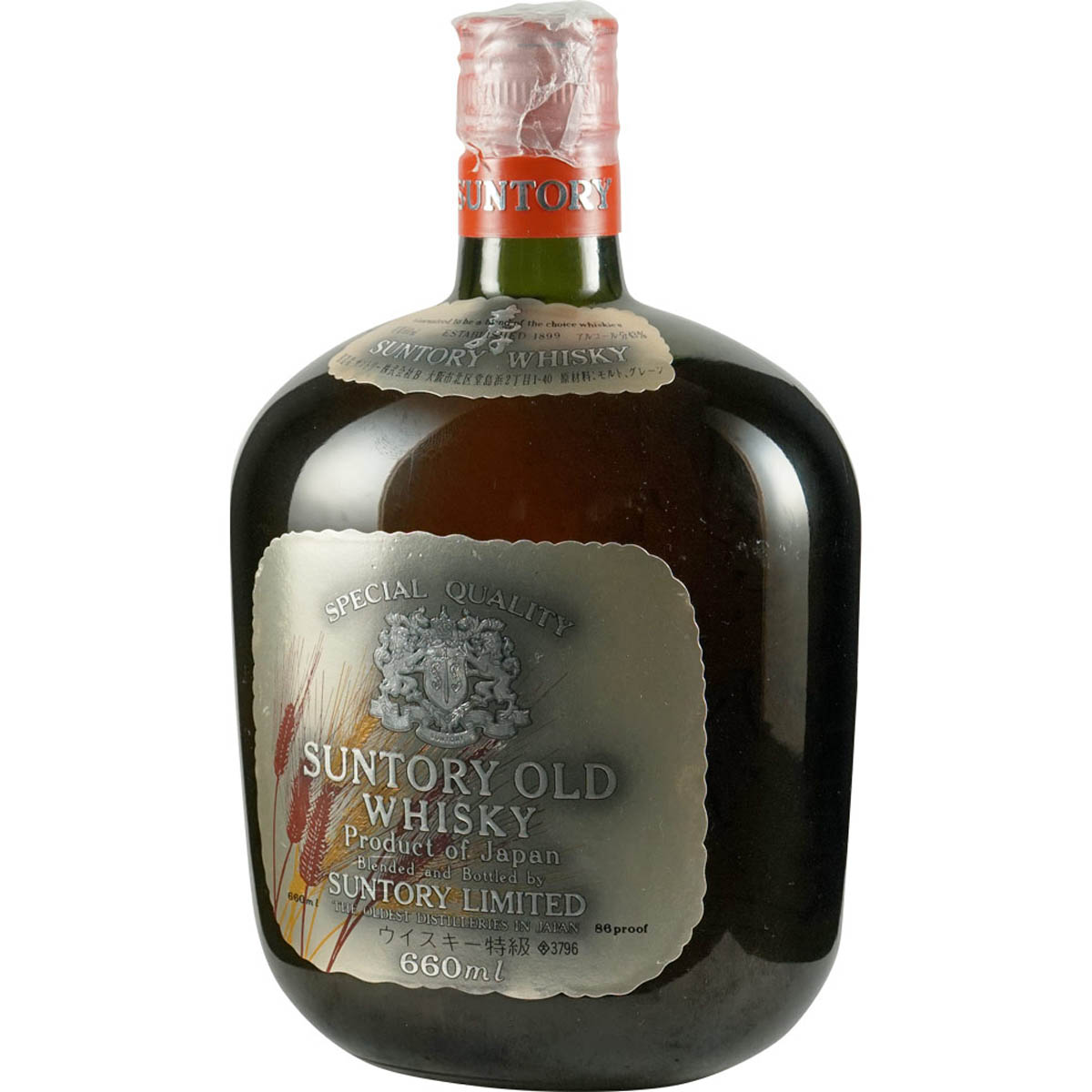 Suntory Old Whisky 660ml Wheatlabel Bottle