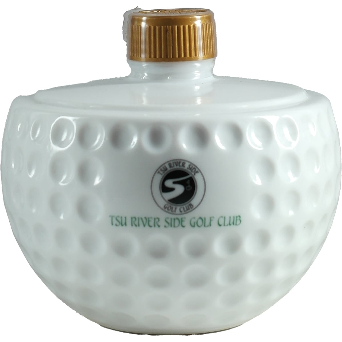 Nikka Golfball Whisky Bottle Flasche Tsu River Side Golf Club500ml