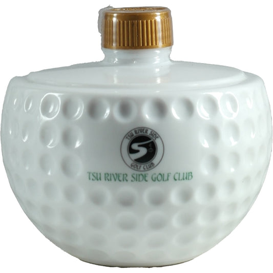 Nikka Golfball Whisky Bottle Flasche Tsu River Side Golf Club500ml