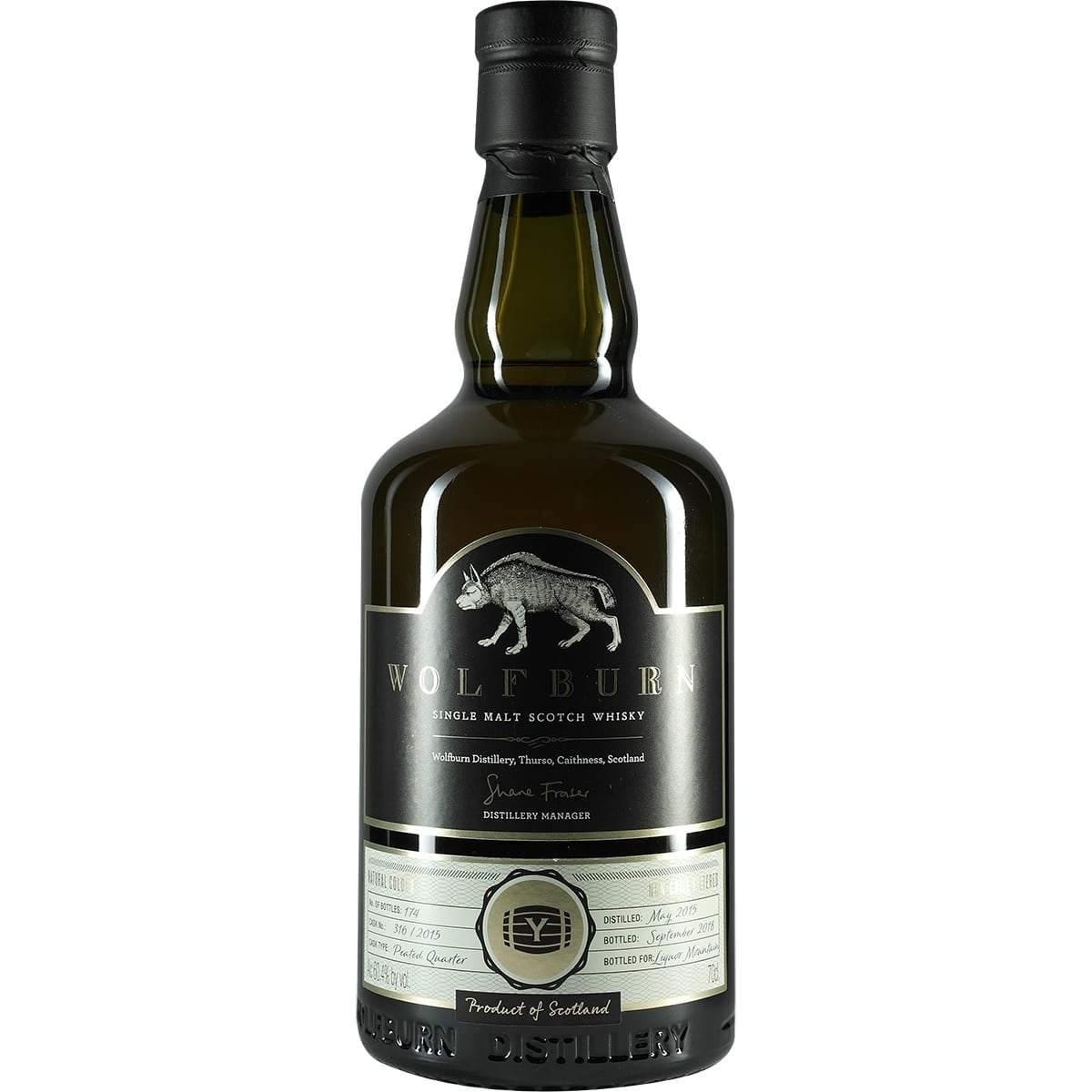 Wolfburn Liquor Mountain Peated Cask #316 001