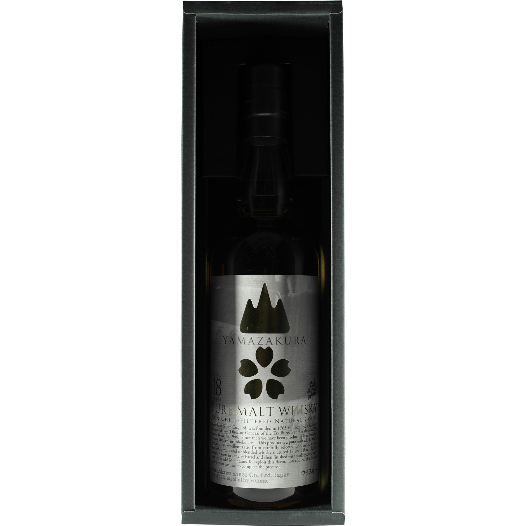 Yamazakura 18 Years Pure Malt Bottle + Box