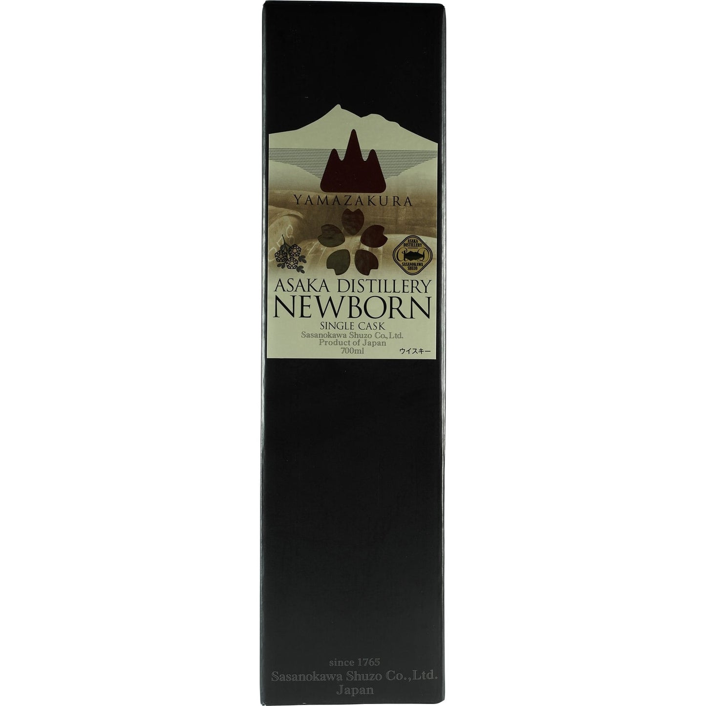 Yamazakura New Born Asaka Bourbon Barrel 1st Fill 9 Months Single Cask Box Front