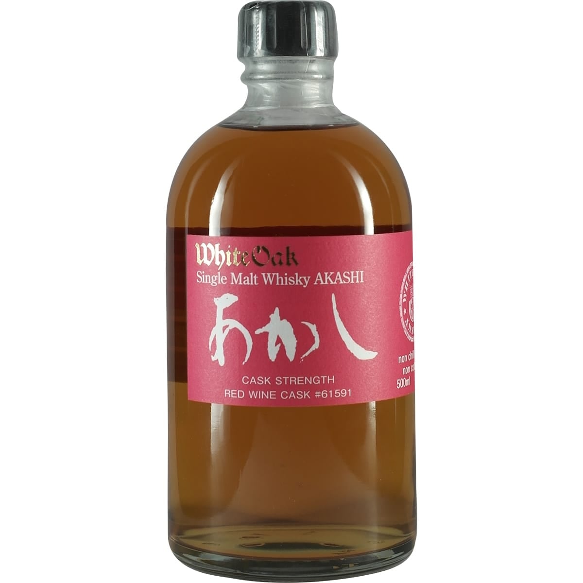 Akashi Single Cask White Oak Red Wine Cask #61591 4 Years