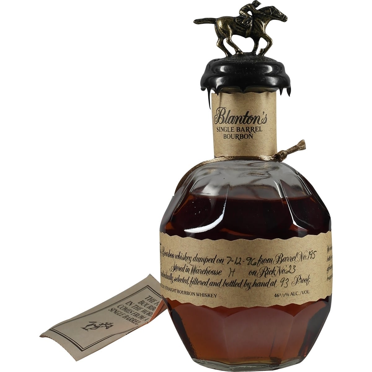 Blanton´s Original Single Barrel 375ml dumped 07-12-96 001