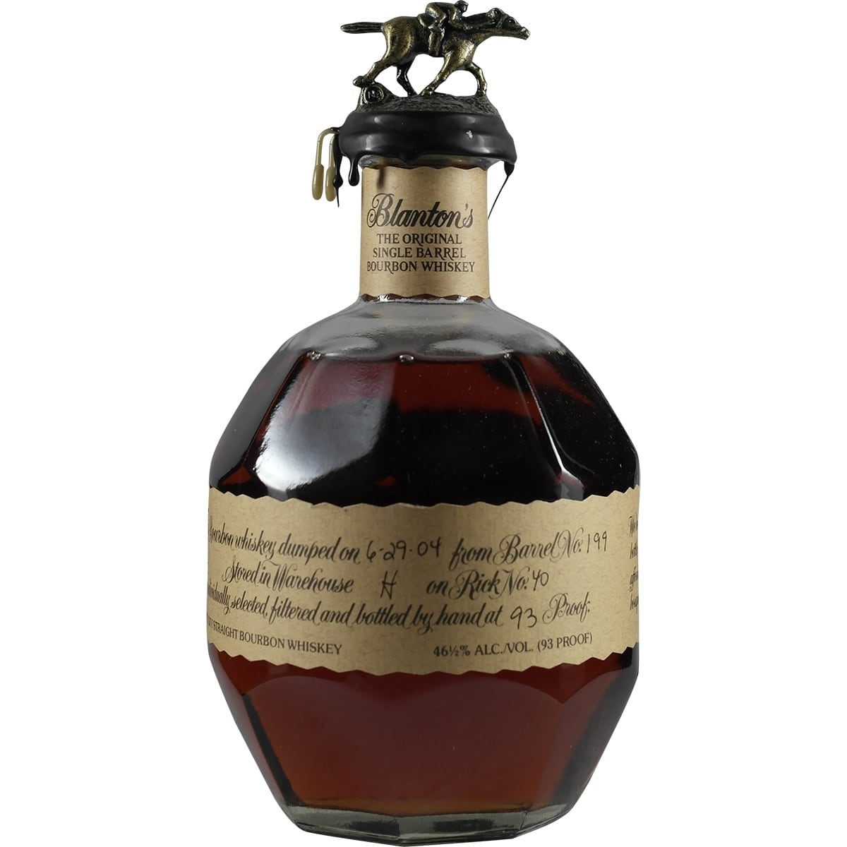 Blanton´s Original Single Barrel 750ml dumped 06-29-04 001