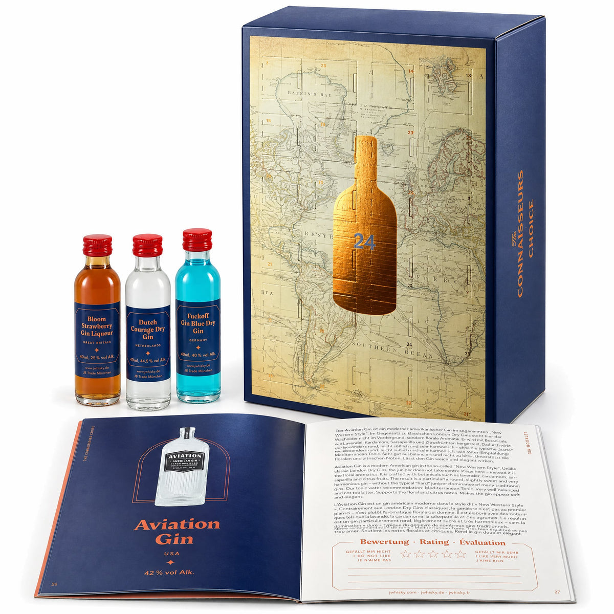 Gin Adventskalender mit Booklet