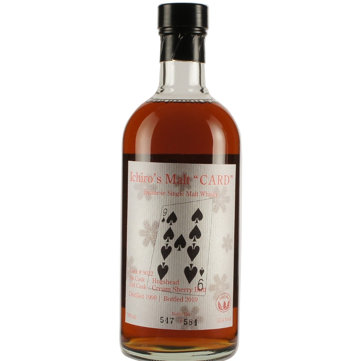 Hanyu Ichiro´s Malt Kartenserie 1990 20 Jahre Pik Neun Fass # 9022