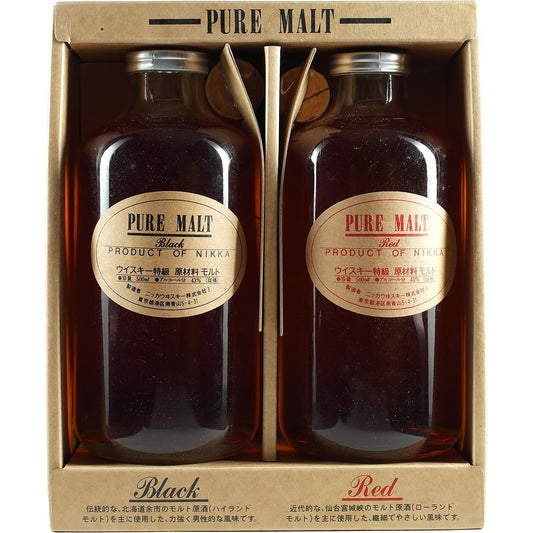 Nikka Pure Malt Red & Black Set
