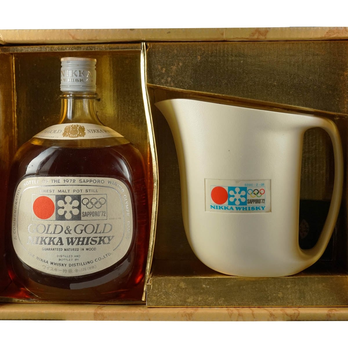 Nikka G&G Gold & Gold Sapporo 1972 Olympic Winter Games Highball Set 