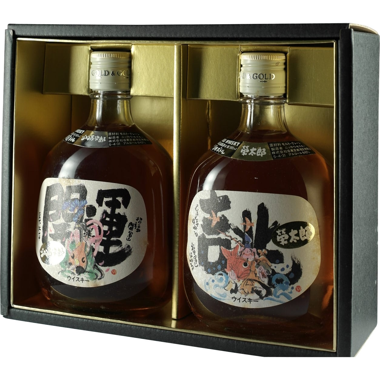 2x Nikka G&G Gold & Gold 380ml Set Eitaro Co Ltd.