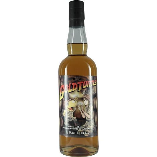 Sabumaru Wakatsuru Blend Whisky Gold Turtle Bottle
