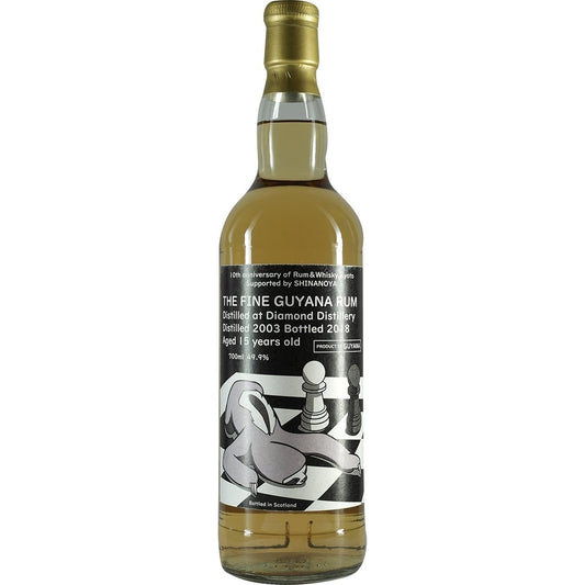 Shinanoya 10th Anniversary Rum & Whisky Kyoto Diamond 2003 15 Years 001