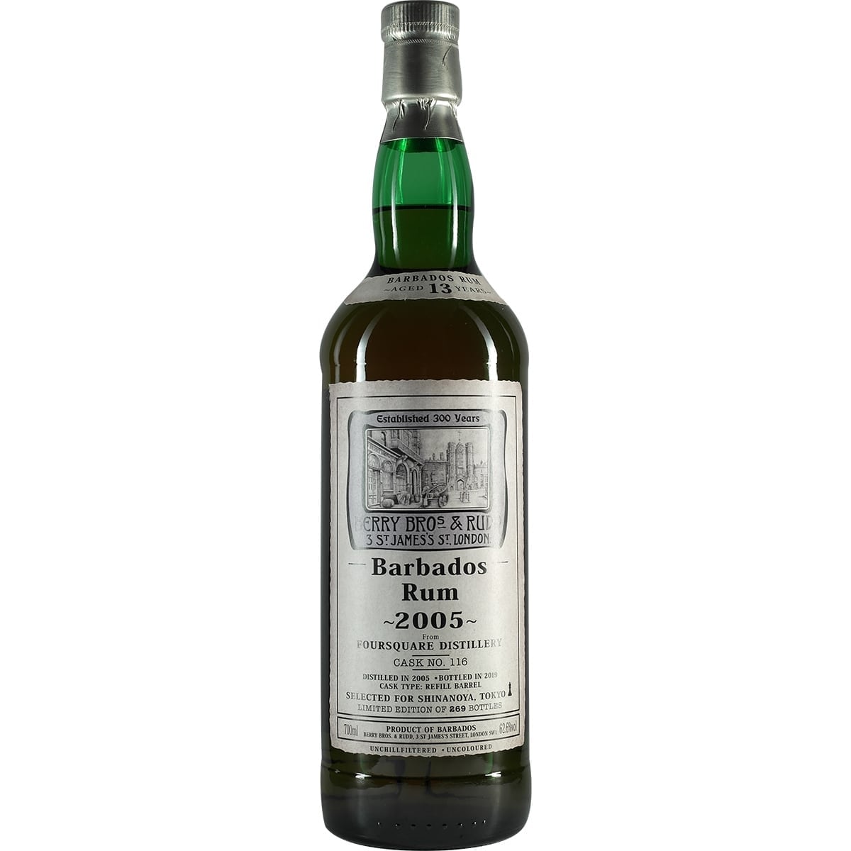 Shinanoya Foursquare 2005 Barbados Rum 001