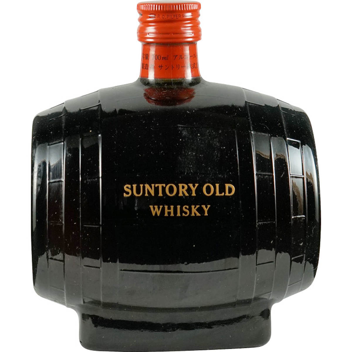 Suntory Old Whisky Barrel Bottle Side 