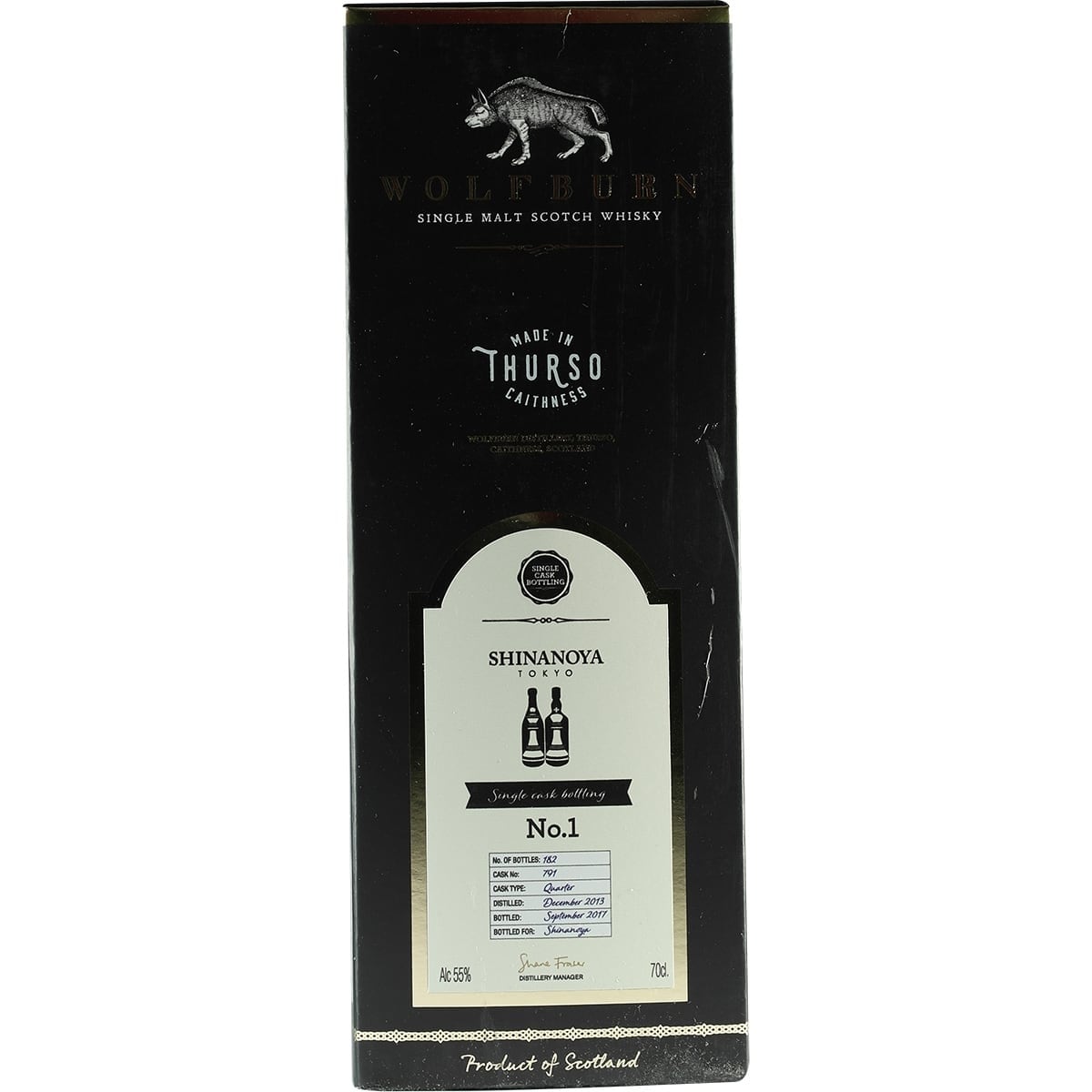 Wolfburn Shinanoya No.1 Cask No.791 003