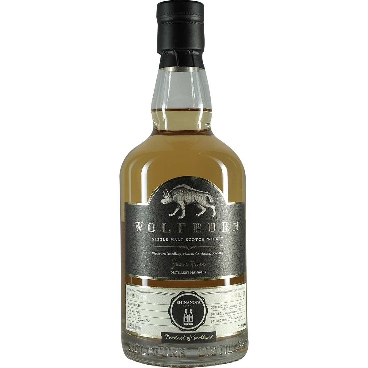 Wolfburn Shinanoya No.1 Cask No.791 001