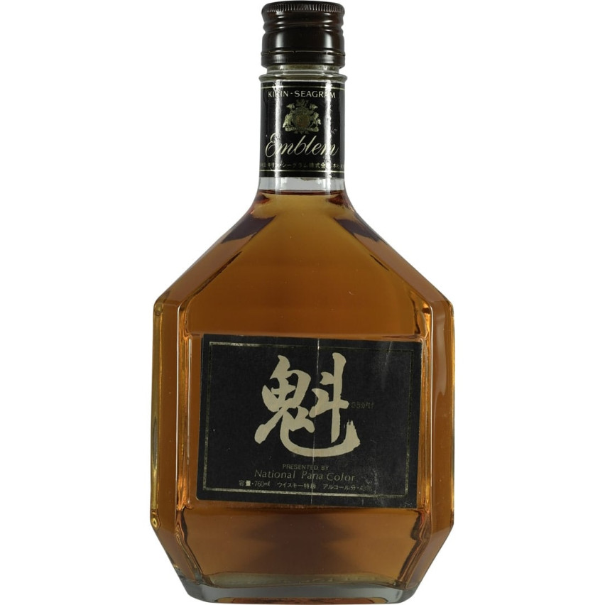 Kirin Gotemba Emblem Whisky Square Bottle Natinal Pana Color