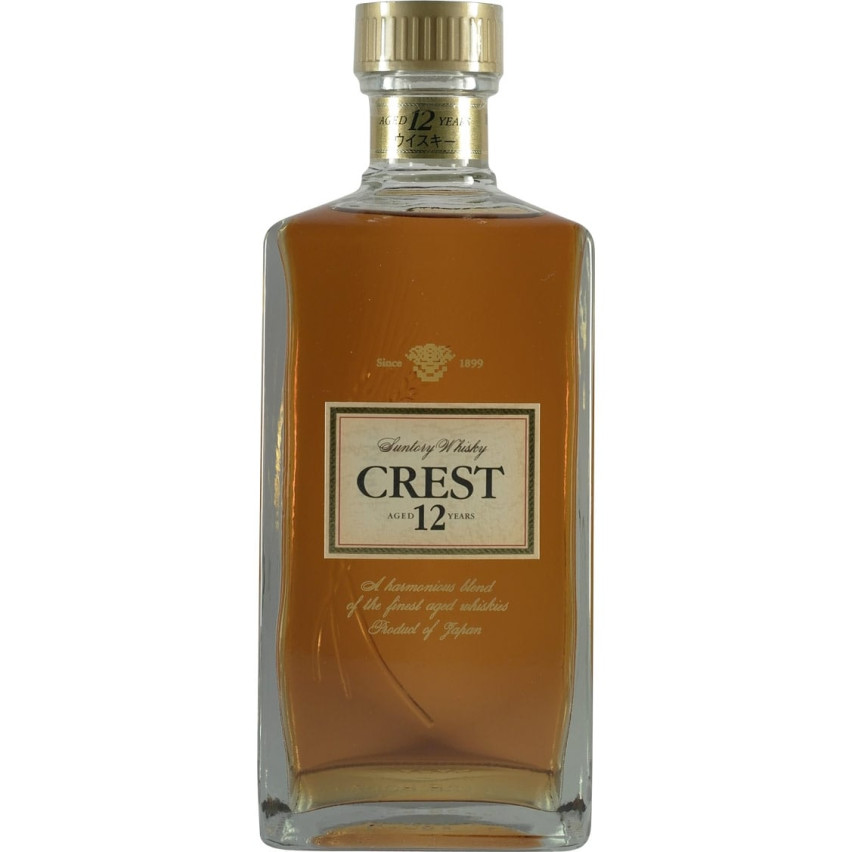 Suntory Crest 12 Jahre eckige Flasche / square bottle 660ml