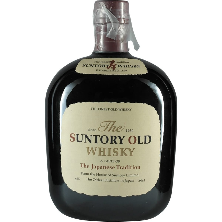 Suntory Old Whisky Goldwriting Lable