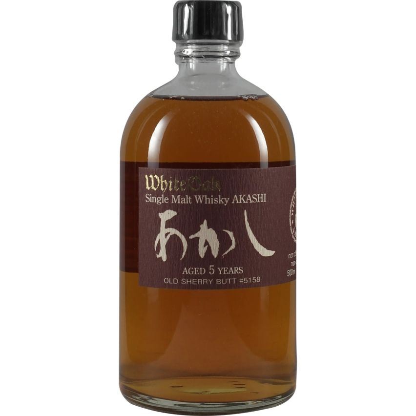 Akashi Single Malt White Oak 5 Jahre Old Sherry Butt #5158